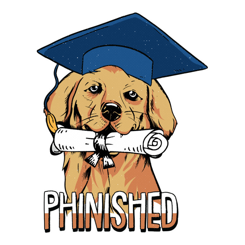 Phinished Phd Cute Golden Retriever Grad Candidate Student Sweatshirt Unisex Hoodie | Artistshot