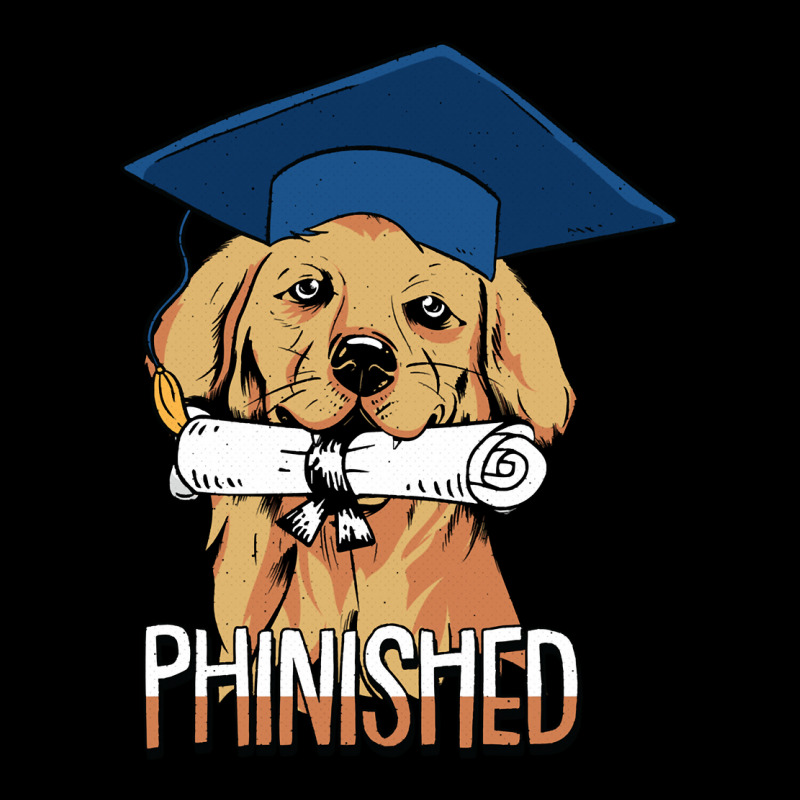 Phinished Phd Cute Golden Retriever Grad Candidate Student Sweatshirt Lightweight Hoodie | Artistshot