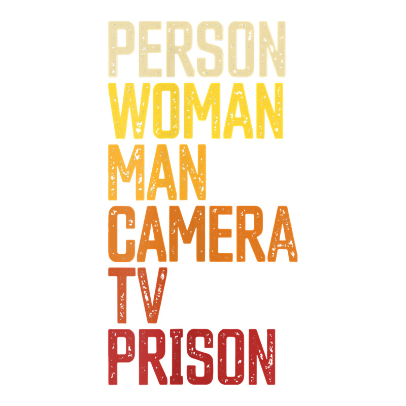 Womens Person Woman Man Camera Tv Prison Haha Funny Anit Trump V Neck Youth Zipper Hoodie by cm-arts | Artistshot