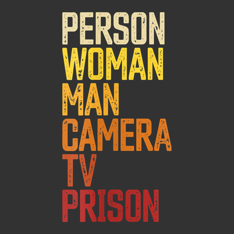 Womens Person Woman Man Camera Tv Prison Haha Funny Anit Trump V Neck Baby Bodysuit by cm-arts | Artistshot