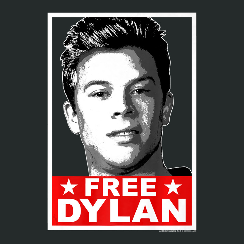 American Vandal Free Dylan Political Poster Premium Women's Triblend Scoop T-shirt by trokeryth | Artistshot