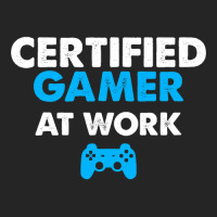 Certified Gamer At Work Funny Video Games Gamer Gifts Unisex Hoodie | Artistshot