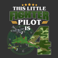 Kids 4th Birthday This Fighter Pilot Is 4 Soldier Camo Style Boys T Sh Baby Bodysuit | Artistshot