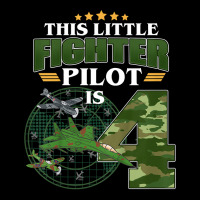 Kids 4th Birthday This Fighter Pilot Is 4 Soldier Camo Style Boys T Sh Baby Beanies | Artistshot