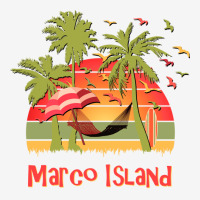 Marco Island 80s Summer Beach Palm Trees Sunset Sweatshirt Youth 3/4 Sleeve | Artistshot