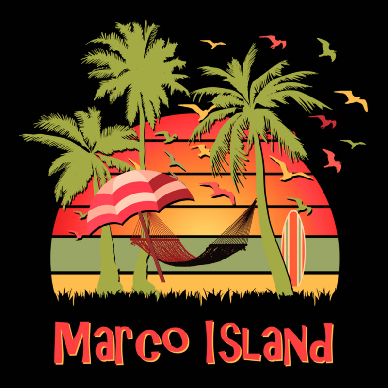 Marco Island 80s Summer Beach Palm Trees Sunset Sweatshirt Toddler 3/4 Sleeve Tee by cm-arts | Artistshot