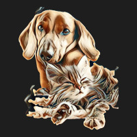 Cat And Dog Classic T-shirt | Artistshot