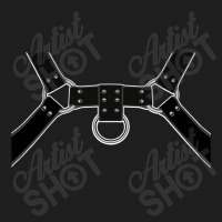 Black Leather Harness Print Bsdm Kink Gay Leather Pride Classic T-shirt | Artistshot