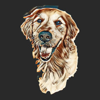 Smiling Dog On White. A Old Golden Retriever Portrait On Isolated Back Toddler T-shirt | Artistshot