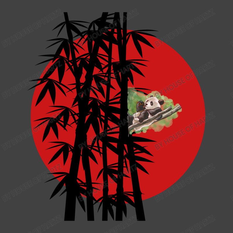 Panda In Bamboo Trees Vintage T-shirt | Artistshot