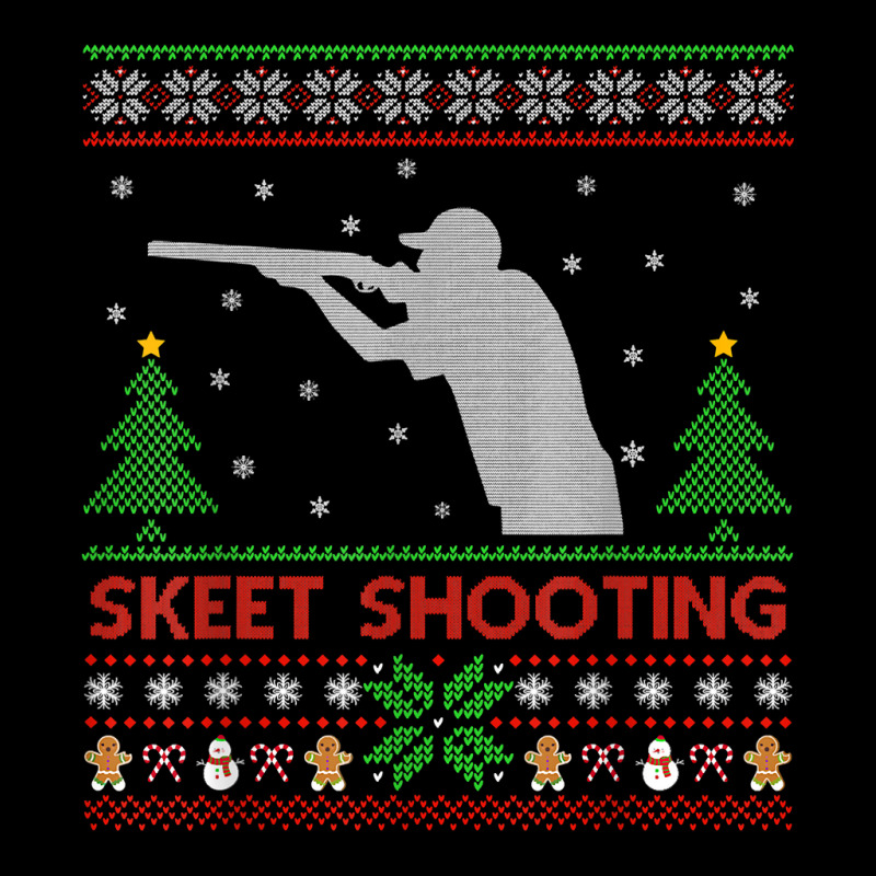 Skeet Shooting Sports Lover Ugly Skeet Shooting Christmas T Shirt Men's 3/4 Sleeve Pajama Set | Artistshot