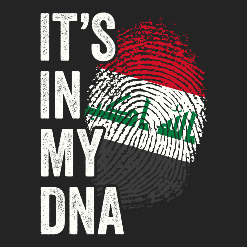 Its In My Dna Iraq Flag Iraqi Roots Pride Genetic Long Sleeve T Shirt 3/4 Sleeve Shirt by cm-arts | Artistshot