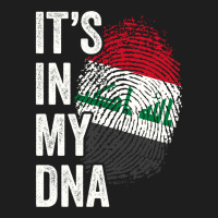 Its In My Dna Iraq Flag Iraqi Roots Pride Genetic Long Sleeve T Shirt Classic T-shirt | Artistshot