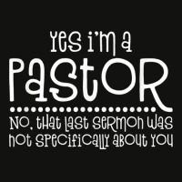 Yes I'm A Pastor Christian Faith T Shirt T Shirt Scorecard Crop Tee | Artistshot