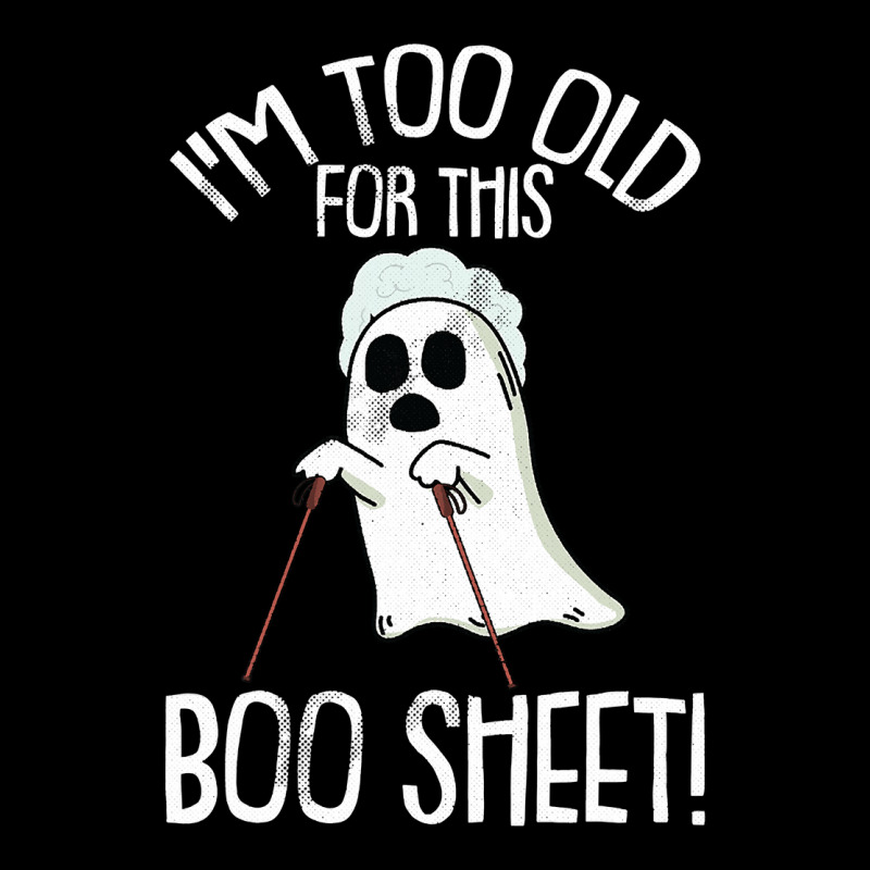 Im Too Old For This Boo Sheet Lazy Halloween Costume Ghost Men's Long Sleeve Pajama Set | Artistshot