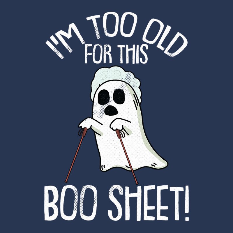 Im Too Old For This Boo Sheet Lazy Halloween Costume Ghost Men Denim Jacket | Artistshot