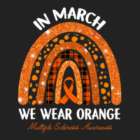 In March We Wear Orange Multiple Sclerosis Awareness Rainbow Backpack | Artistshot