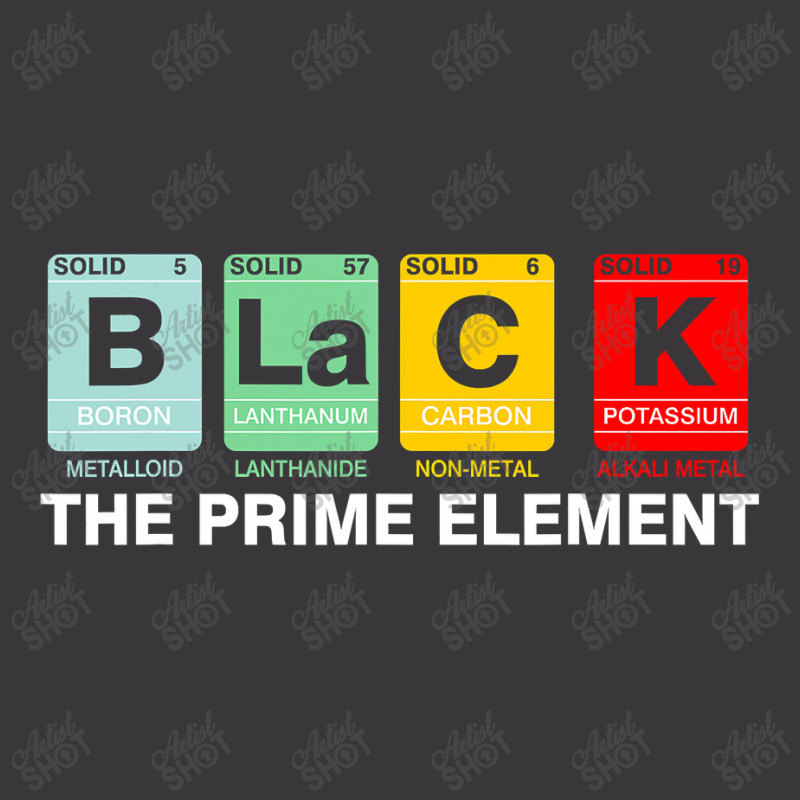 Black The Prime Element Black History Month Periodic Table Ladies Curvy T-Shirt by CUSER3772 | Artistshot