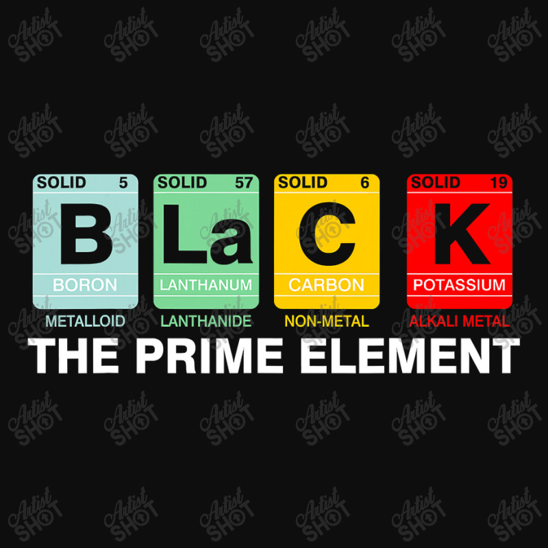 Black The Prime Element Black History Month Periodic Table Crop Top by CUSER3772 | Artistshot