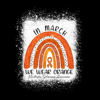 In March We Wear Orange Rainbow Multiple Sclerosis Awareness Youth Jogger | Artistshot