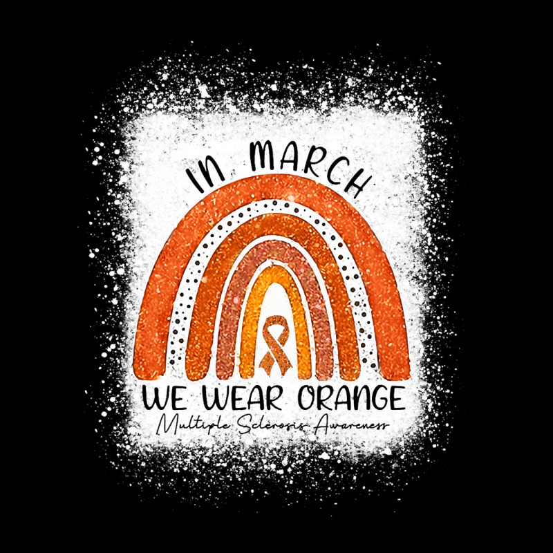 In March We Wear Orange Rainbow Multiple Sclerosis Awareness Youth Jogger | Artistshot