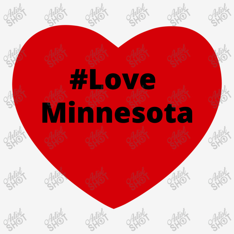 Love Minnesota, Hashtag Heart, Love Minnesota 2 Oval Patch | Artistshot