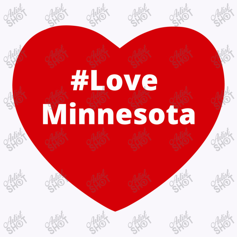 Love Minnesota, Hashtag Heart, Love Minnesota Tank Top | Artistshot