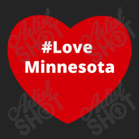 Love Minnesota, Hashtag Heart, Love Minnesota 3/4 Sleeve Shirt | Artistshot