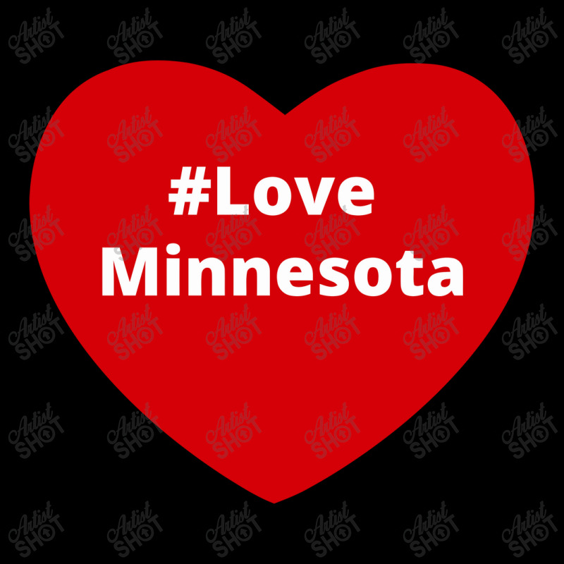 Love Minnesota, Hashtag Heart, Love Minnesota Zipper Hoodie | Artistshot