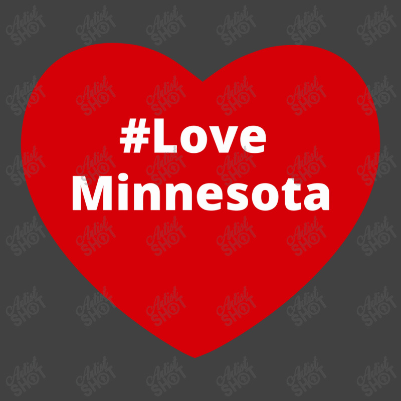 Love Minnesota, Hashtag Heart, Love Minnesota Vintage T-shirt | Artistshot