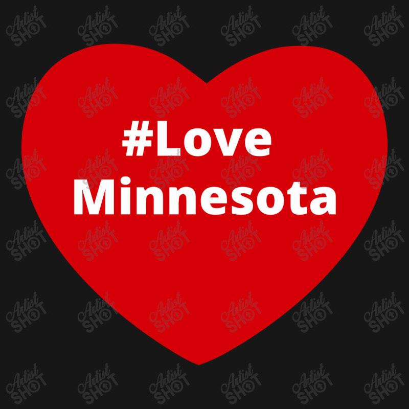 Love Minnesota, Hashtag Heart, Love Minnesota Medium-length Apron | Artistshot