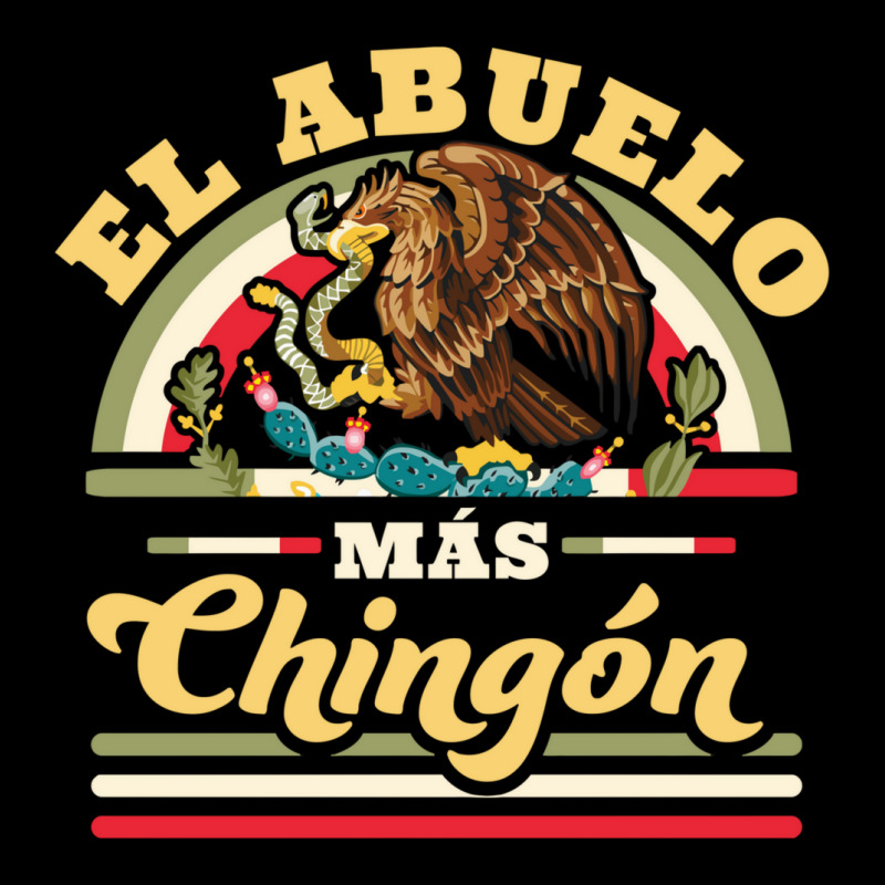 El Abuelo Mas Chingon Funny Mexican Flag Cool Grandpa Regalo Men's 3/4 Sleeve Pajama Set | Artistshot