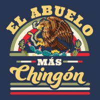 El Abuelo Mas Chingon Funny Mexican Flag Cool Grandpa Regalo Men Denim Jacket | Artistshot