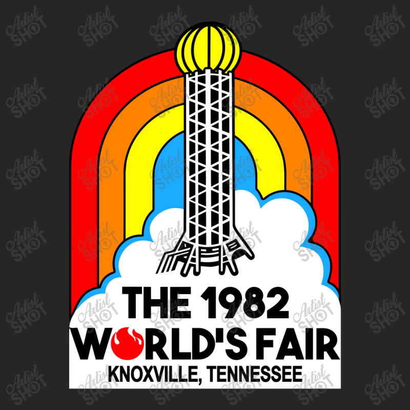 82 Sunsphere   Worlds Fair Ladies Fitted T-Shirt by kiamadalee | Artistshot