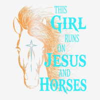 Christian This Girl Runs On Jesus   Horses Equestrian Rider Camper Cup | Artistshot