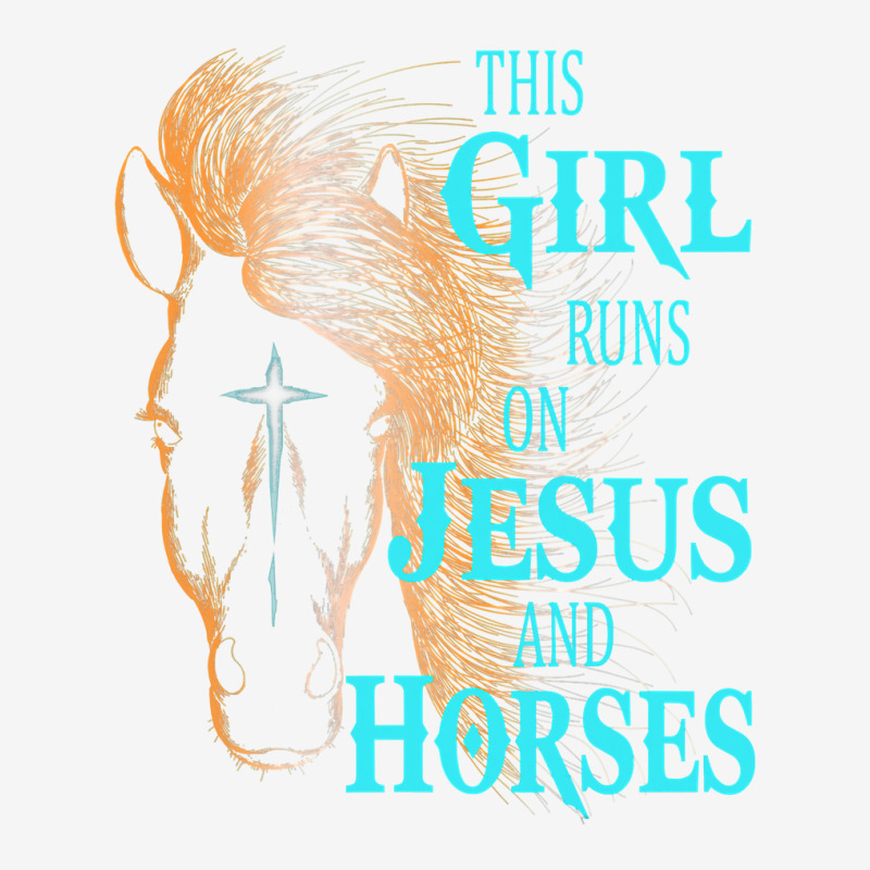 Christian This Girl Runs On Jesus   Horses Equestrian Rider Camper Cup by EricWade | Artistshot