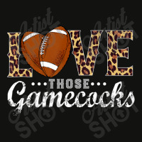 Love Those Gamecocks Football Spirit  Love Football Scorecard Crop Tee | Artistshot