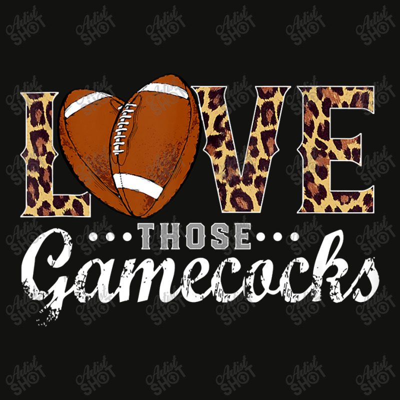 Love Those Gamecocks Football Spirit  Love Football Scorecard Crop Tee by new121 | Artistshot