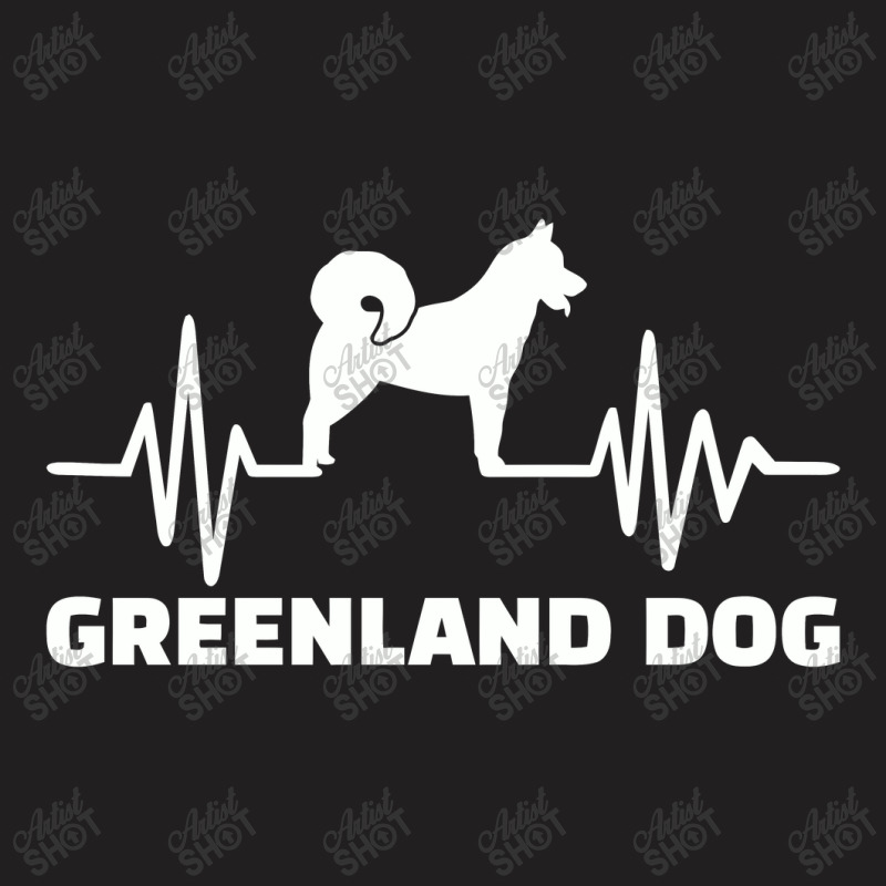 Heartbeat Greenland Dog , Greenland Dog T-shirt | Artistshot