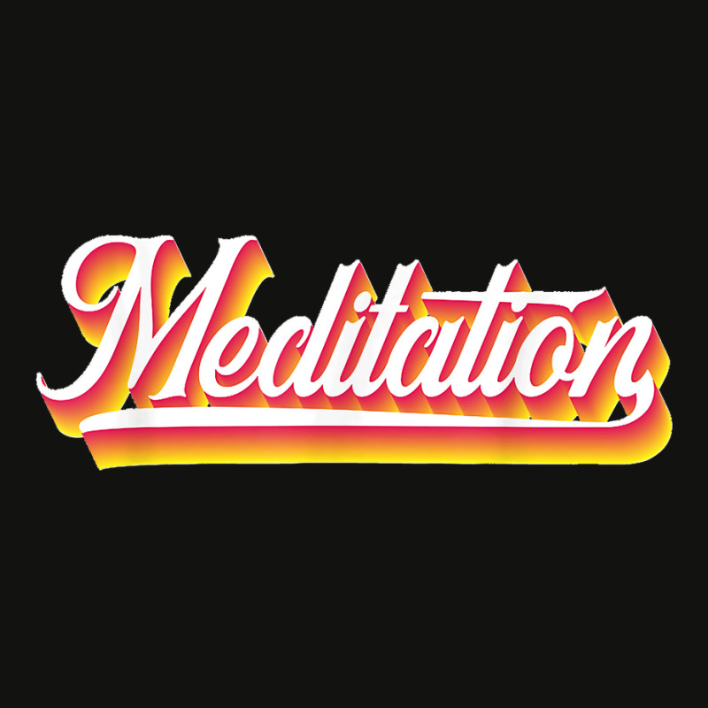 Meditation Graphic Meditating Meditation Relaxation Namaste Scorecard Crop Tee by AnaMercedesContreras | Artistshot