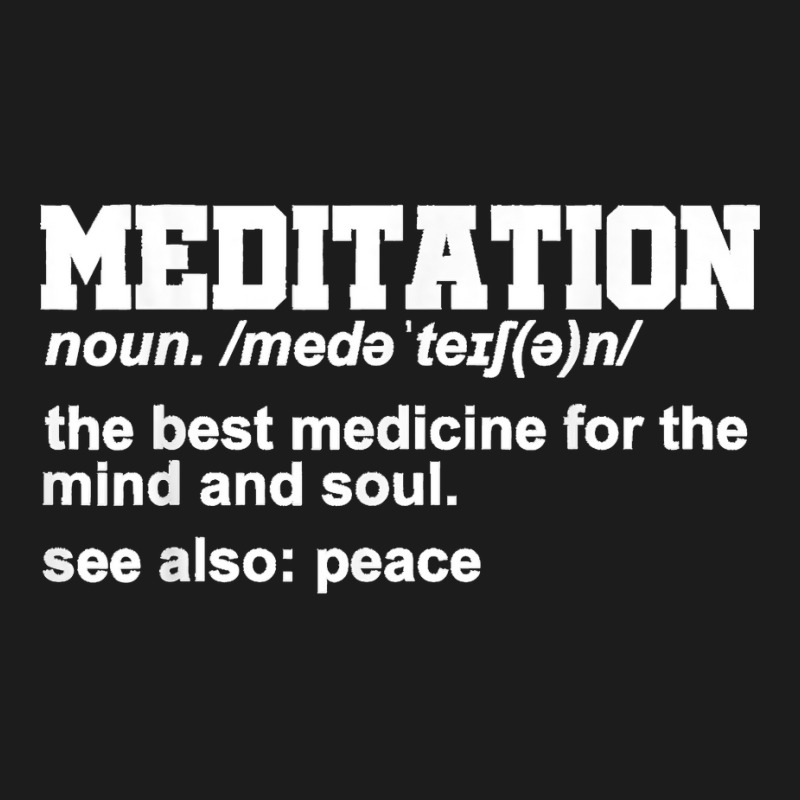 Meditation Noun Definition Meditate Relaxation Spiritual Hoodie & Jogger set by AnaMercedesContreras | Artistshot