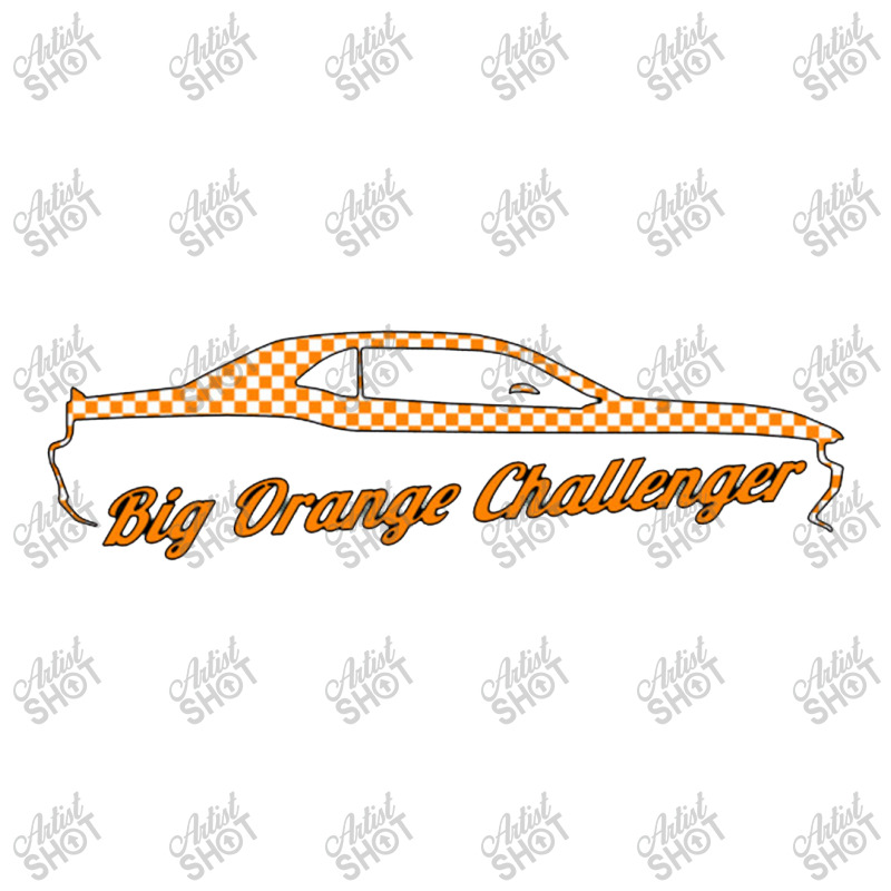 Big Orange Challenger   Checkerboard   Tennessee Maternity Scoop Neck T-shirt by kiamadalee | Artistshot