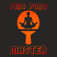 Ping Pong Master Table Tennis For Pingpong Players Ladies Fitted T-shirt | Artistshot