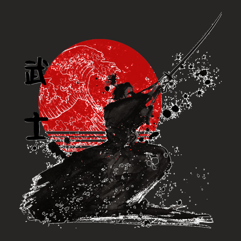 Samurais The Ghosts Ladies Fitted T-Shirt by cm-arts | Artistshot