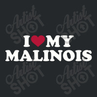 I Love My Malinois , Malinois Crewneck Sweatshirt | Artistshot