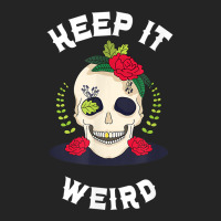 Keep It Weird – Halloween Creepy Skull Spooky Calavera T Shirt 3/4 Sleeve Shirt | Artistshot