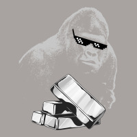 Silverback Gorilla Wallstreetsilver Ape Silver Stacker Pullover Hoodie Racerback Tank | Artistshot