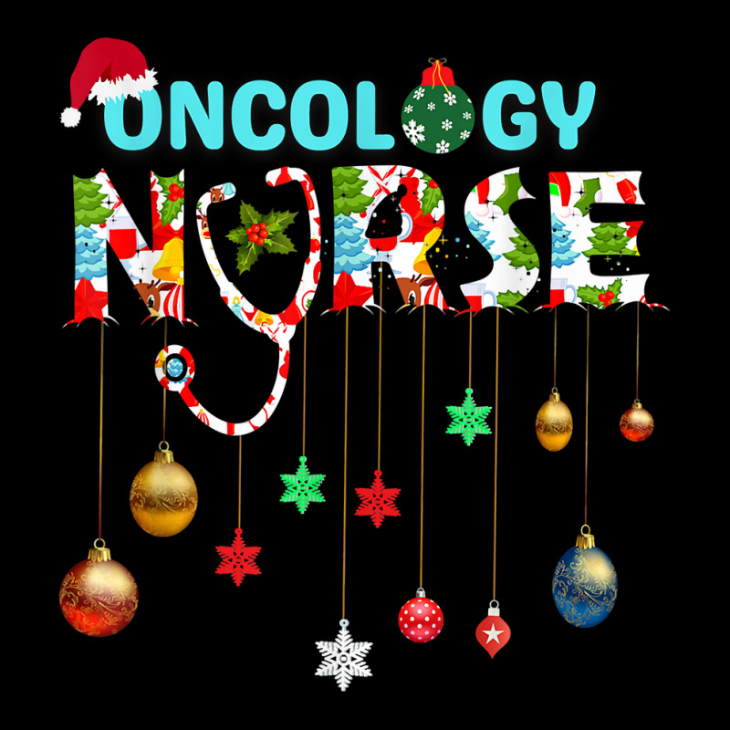 Merry Christmas Oncology Nurse Rn Oncologist Nursing Gift T Shirt Adjustable Cap by cm-arts | Artistshot