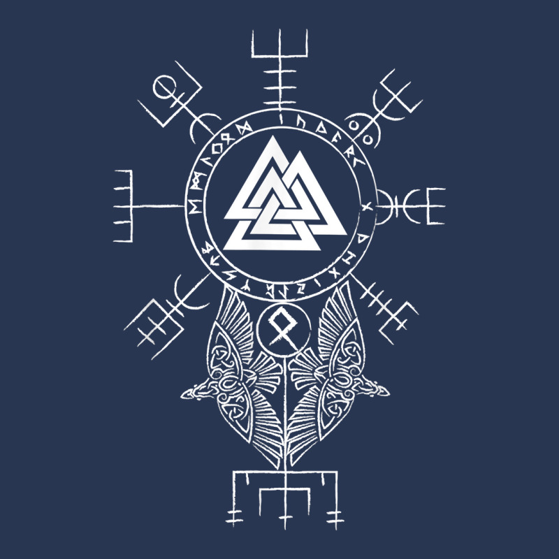 Norse Symbol   Celtic Compass Vegvisir   Viking Valknut T Shirt Ladies Denim Jacket by cm-arts | Artistshot