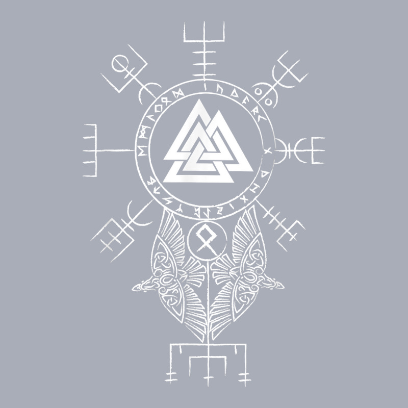 Norse Symbol   Celtic Compass Vegvisir   Viking Valknut T Shirt Tank Dress by cm-arts | Artistshot